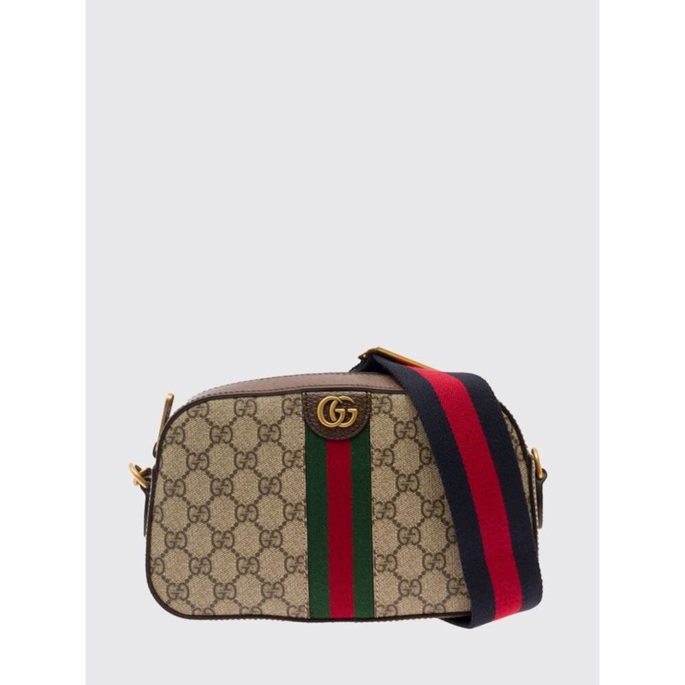 Gucci Men Ophidia Gg Supreme Camera Bag Gucci With Web Stripe